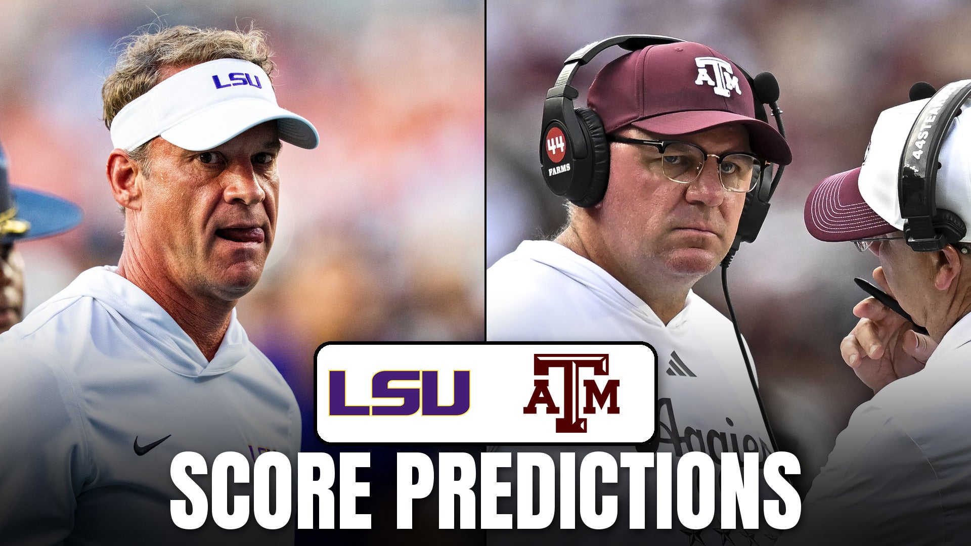 Texas A&M vs LSU score prediction