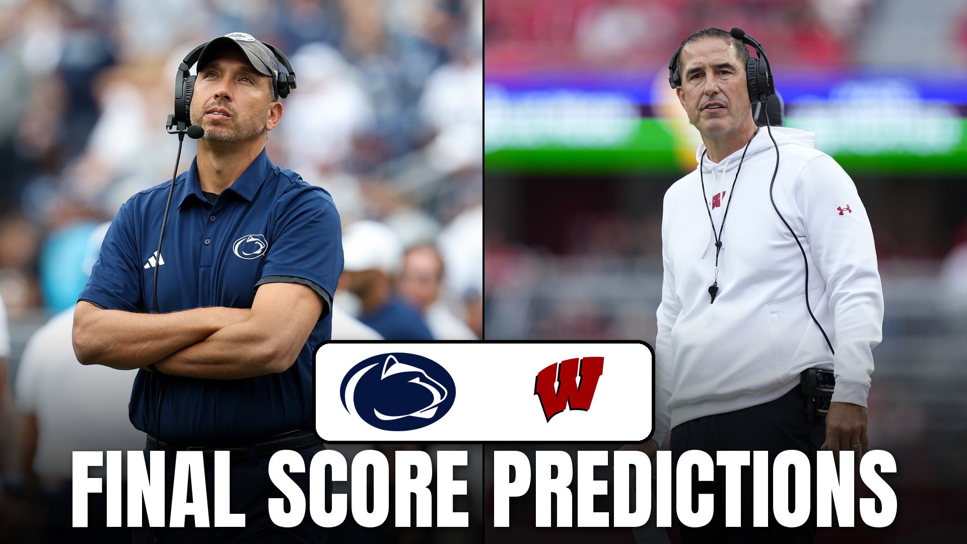 Penn State vs Wisconsin score predictions