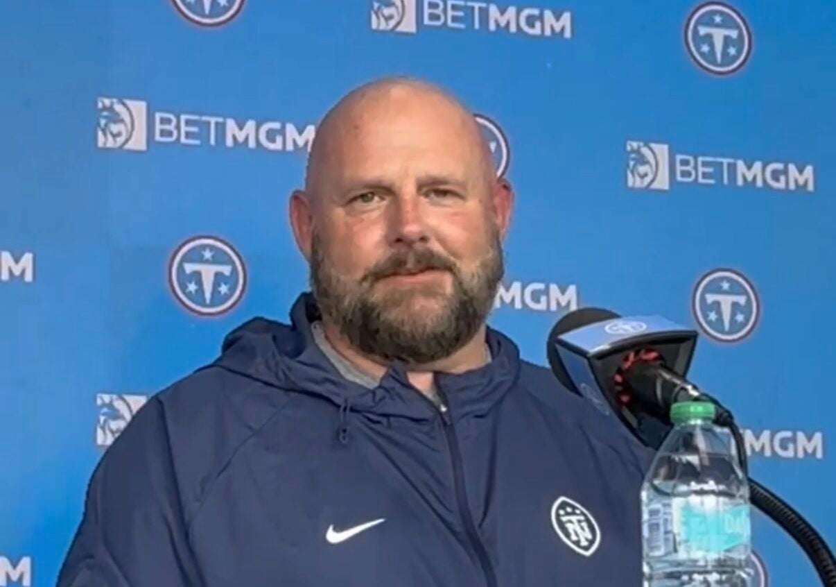 Tennessee Titans Brian Daboll press conference Cam Ward New York Jets
