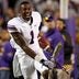 Nov. 28, 2009; Baton Rouge, LA, USA; LSU Tigers wide receiver Brandon LaFell (1) runs onto the field during senior day festivities before the game against the Arkansas Razorbacks at Tiger Stadium. LSU defeated Arkansas 33-30 in overtime.