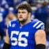 Dec 31, 2023; Indianapolis, Indiana, USA; Indianapolis Colts guard Quenton Nelson (56) during warmups before the game against the Las Vegas Raiders at Lucas Oil Stadium.