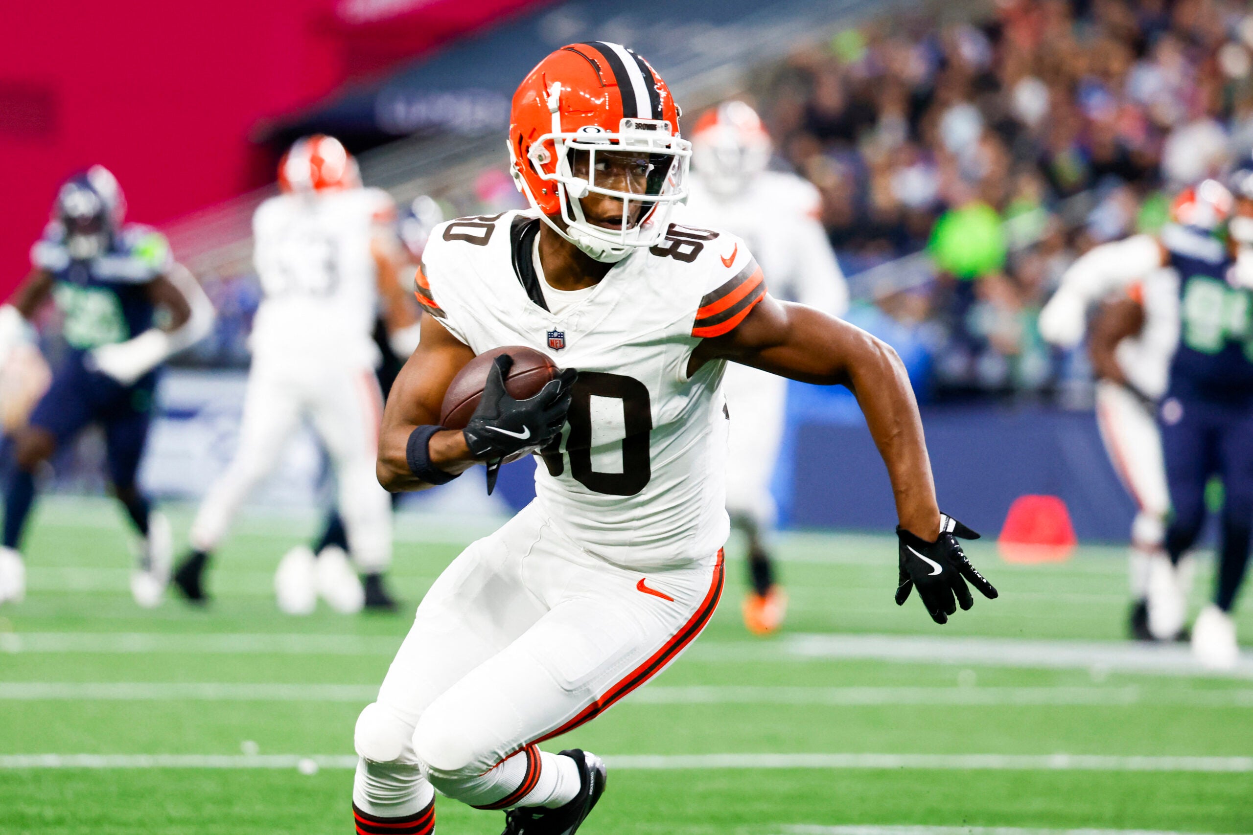 Cleveland Browns wide receiver Jamari Thrash Las Vegas Raiders