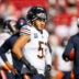 Dec 8, 2024; Santa Clara, California, USA; Chicago Bears linebacker T.J. Edwards (53) warms up before the game against the San Francisco 49ers at Levi's Stadium.