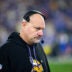Jan 13, 2025; Glendale, AZ, USA; Minnesota Vikings outside linebackers coach Mike Pettine against the Los Angeles Rams during an NFC wild card game at State Farm Stadium.