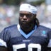 Jul 26, 2025; Oxnard, CA, USA; Dallas Cowboys defensive tackle Mazi Smith (58) at training camp at the River Ridge Fields.