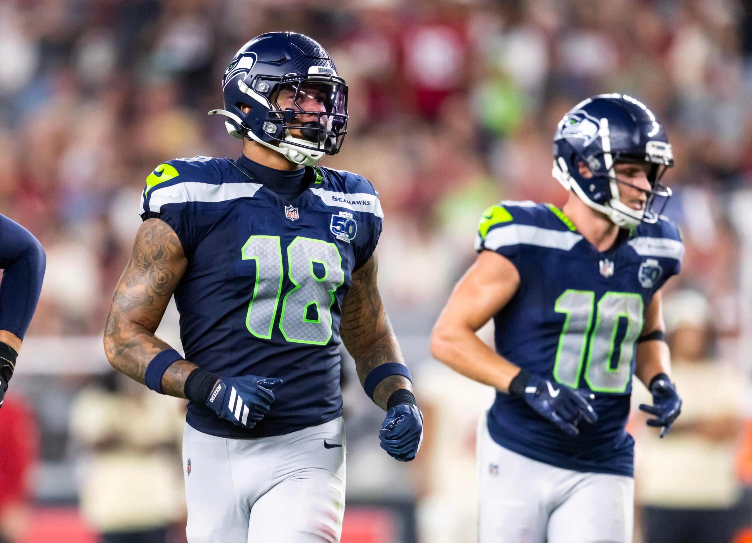 Seattle Seahawks TE Elijah Arroyo will miss the remainder of 2026 with his shoulder injury.
