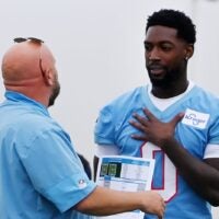 Calvin Ridley Tennessee Titans role Carnell Tate Brian Daboll
