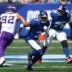 Aug 15, 2026; East Rutherford, New Jersey, USA; New York Giants wide receiver Odell Beckham Jr. (3) runs a route during the first half against the Minnesota Vikings at MetLife Stadium.