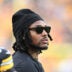 Aug 13, 2026; Pittsburgh, Pennsylvania, USA; Pittsburgh Steelers cornerback Jalen Ramsey watches the action against the Green Bay Packers during the first half at Acrisure Stadium.