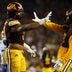 Sep 3, 2026; Minneapolis, Minnesota, USA; Minnesota Golden Gophers defensive lineman Anthony Smith (0) and defensive lineman TJ Bush Jr. (3) celebrate during the second half against the Eastern Illinois Panthers at Huntington Bank Stadium.