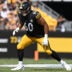 Sep 13, 2026; Pittsburgh, Pennsylvania, USA; Pittsburgh Steelers offensive tackle Dylan Cook (60) lines up against the Atlanta Falcons during the second half at Acrisure Stadium.