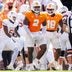 Sep 26, 2026; Knoxville, Tennessee, USA; Tennessee defensive lineman Xavier Gilliam (2) celebrates after a play during a college football game between Tennessee and Texas at Neyland Stadium in Knoxville, Tenn. on Sept. 26, 2026.