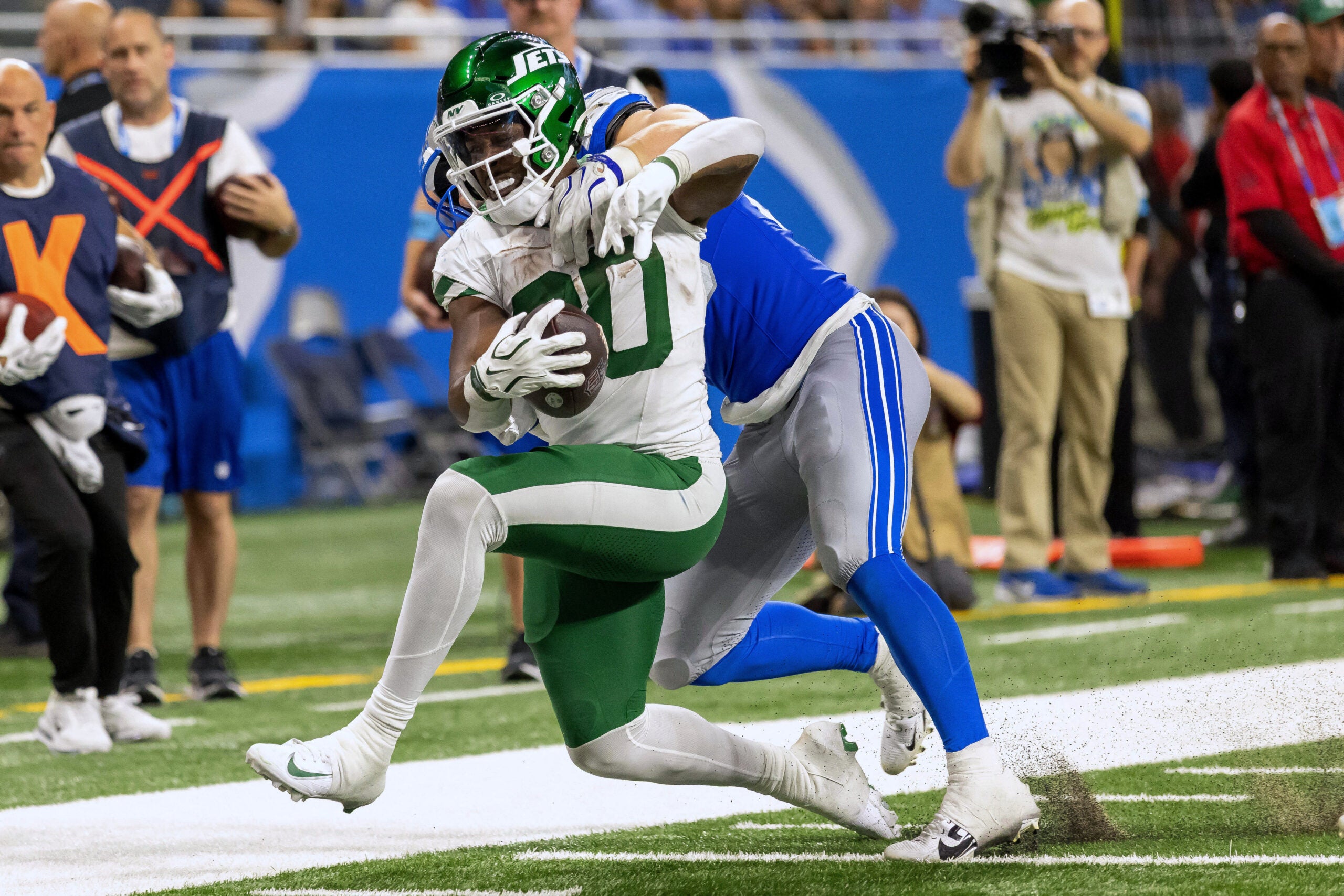 New York Jets running back Breece Hall and other key players missed practice for the second straight day.