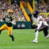 Sep 24, 2026; Green Bay, Wisconsin, USA; Green Bay Packers tight end Tucker Kraft (85) during the game against the Atlanta Falcons at Lambeau Field.