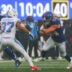 Sep 27, 2026; East Rutherford, New Jersey, USA; New York Giants running back Cam Skattebo (44) carries the ball as Tennessee Titans safety Amani Hooker (37) defends at MetLife Stadium. Mandatory Credit: Vincent Carchietta-Imagn Images