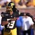 Oct 3, 2026; Columbia, Missouri, USA; Missouri Tigers quarterback Austin Simmons (13) looks to throw in the third quarter against the Florida Gators at Faurot Field at Memorial Stadium.
