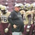 Oct 3, 2026; College Station, Texas, USA; Texas A&M Aggies head coach Mike Elko looks on prior to the game against the Arkansas Razorbacks at Kyle Field.