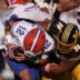 Oct 3, 2026; Columbia, Missouri, USA; Missouri Tigers defensive tackle Sterling Webb (90) sacks Florida Gators quarterback Aaron Philo (12) in the fourth quarter at Faurot Field at Memorial Stadium.