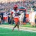 Oregon State Beavers wide receiver Jesse Legree (12) runs for a touchdown against the Colorado State Rams in the first half at Sonny Lubick Field at Canvas Stadium.