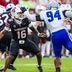 Oct 3, 2026; Columbia, South Carolina, USA; South Carolina Gamecocks quarterback LaNorris Sellers (16) eludes the sack of Kentucky Wildcats defensive lineman Tavion Gadson (94) in the second half at Williams-Brice Stadium.