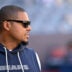 Oct 4, 2026; Chicago, Illinois, USA; Chicago Bears general manager Ryan Poles looks on before the game against the New York Jets at Soldier Field.