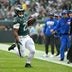 Oct 4, 2026; Philadelphia, Pennsylvania, USA; Philadelphia Eagles running back Saquon Barkley (26) runs the ball against the Los Angeles Rams during the first quarter at Lincoln Financial Field.