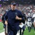 Oct 4, 2026; Houston, Texas, USA; Dallas Cowboys head coach Brian Schottenheimer runs off the field at halftime of a game against the Houston Texans at Reliant Stadium.