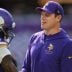 Oct 4, 2026; Minneapolis, Minnesota, USA; Minnesota Vikings head coach Kevin O'Connell speaks with Minnesota Vikings wide receiver Jordan Addison (3) before the game against the Miami Dolphins at U.S. Bank Stadium.