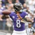 Lamar Jackson suffered an ankle injury against the Titans and it could keep him out for a while.
