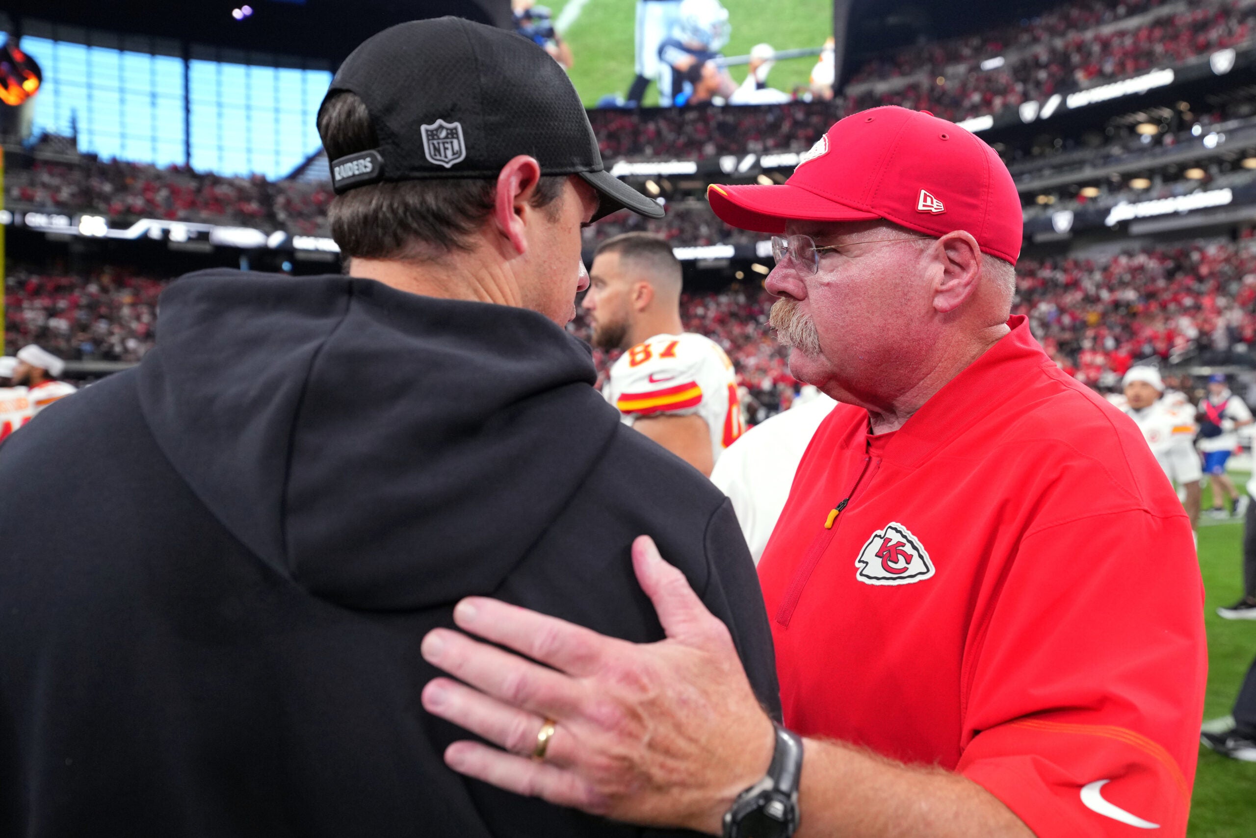 Las Vegas Raiders head coach Klint Kubiak