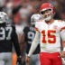 Kansas City Chiefs quarterback Patrick Mahomes Las Vegas Raiders