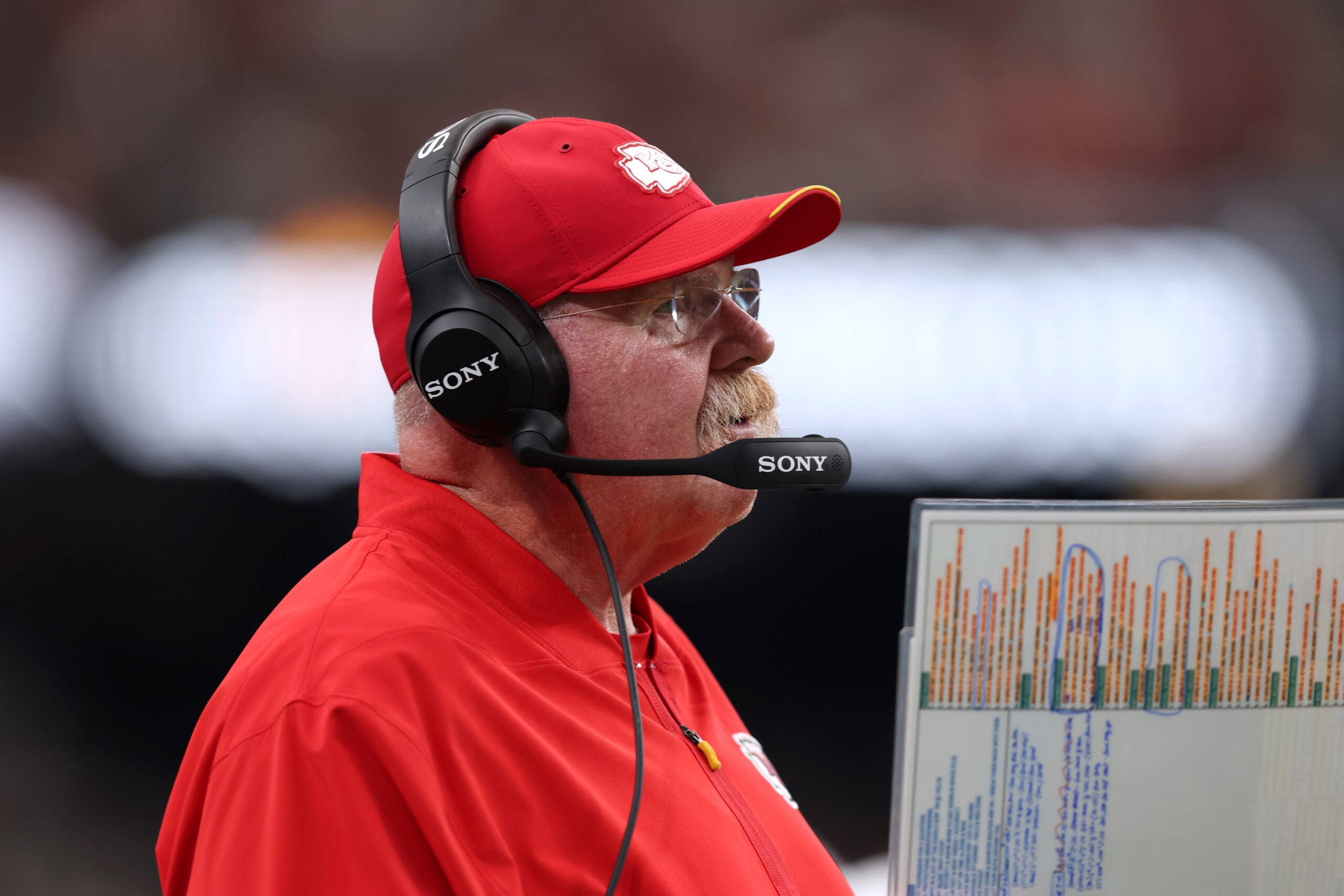 Kansas City Chiefs head coach Andy Reid Las Vegas Raiders