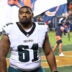 Sep 28, 2026; Chicago, Illinois, USA; Philadelphia Eagles center Willie Lampkin (61) is seen against the the Chicago Bears at Soldier Field.