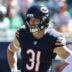 Oct 4, 2026; Chicago, Illinois, USA; Chicago Bears safety Dillon Thieneman (31) against the New York Jets at Soldier Field.