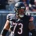Oct 4, 2026; Chicago, Illinois, USA; Chicago Bears offensive line Jonah Jackson (73) against the New York Jets at Soldier Field.