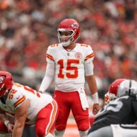 Kansas City Chiefs quarterback Patrick Mahomes Justin Watson wide receiver monday