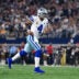 Oct 8, 2026; Arlington, Texas, USA; Dallas Cowboys quarterback Dak Prescott (4) celebrates during the game between the Cowboys and the Buccaneers at AT&T Stadium.
