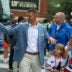 Florida head coach Jon Sumrall gets off the bus during Gator Walk before an NCAA football at Steve Spurrier Field at Ben Hill Griffin Stadium in Gainesville, FL on Saturday, October 10, 2026.