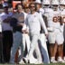 Oct 10, 2026; Dallas, Texas, USA; Texas Longhorns head coach Steve Sarkisian looks on during the second half against the Oklahoma Sooners at Cotton Bowl.