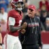 Oct 10, 2026; Tuscaloosa, Alabama, USA; Alabama head coach Kalen DeBoer yells at Alabama Dijon Lee Jr. (5) after Lee committed a personal foul that allowed Georgia to run out the clock at Saban Field at Bryant-Denny Stadium.