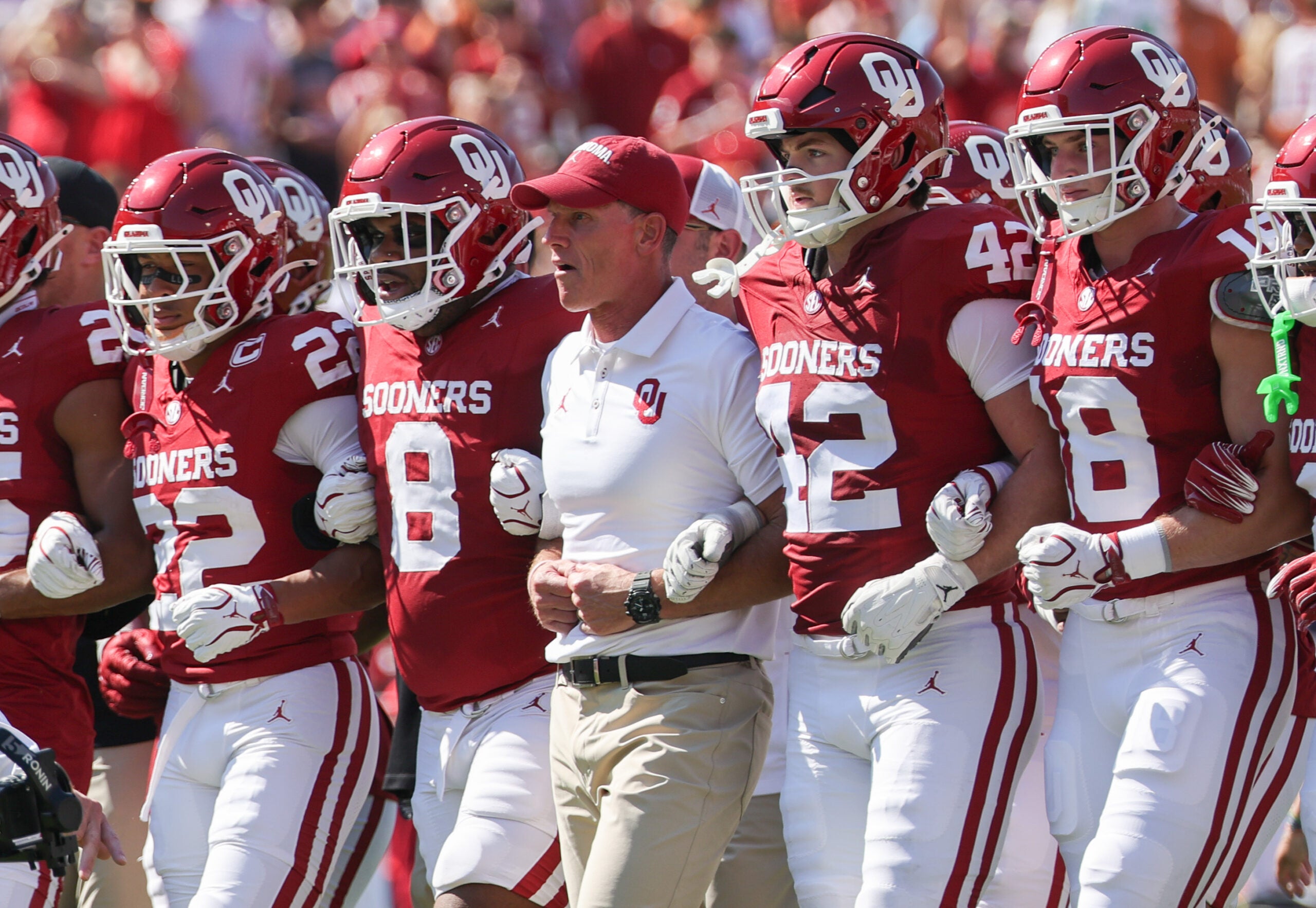 Oklahoma Sooners head coach Brent Venables injury report getting better Michael Fasusi