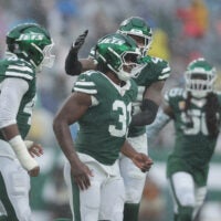 New York Jets rookie David Bailey recorded 3 sacks against the Cleveland Browns