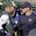 Oct 11, 2026; Green Bay, Wisconsin, USA; Green Bay Packers head coach Matt LaFleur and Chicago Bears head coach Ben Johnson shake hands following the game at Lambeau Field.
