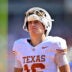 Oct 10, 2026; Dallas, Texas, USA; Texas Longhorns quarterback Arch Manning (16) looks on before the game between the Sooners and the Longhorns.