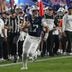 Oct 9, 2026; Provo, Utah, USA; BYU Cougars quarterback Bear Bachmeier (47) run the ball during the first half against the Iowa State Cyclones at LaVell Edwards Stadium.