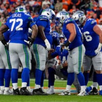 Mike Macdonald called out the Seahawks offensive line.