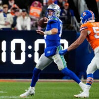 Seattle Seahawks lose 17-14 in overtime to Denver Broncos.