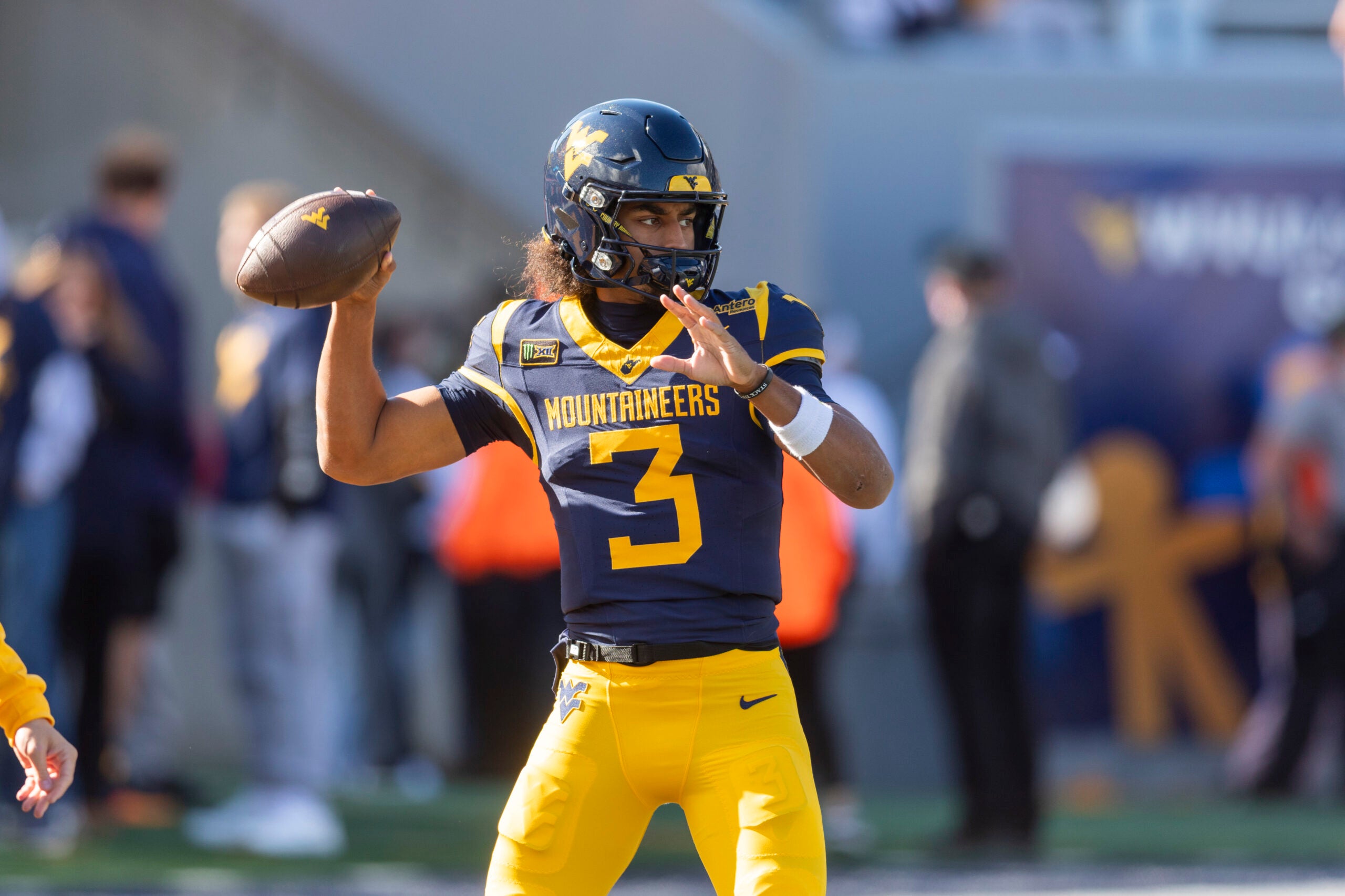 Oklahoma Sooners former quarterback Michael Hawkins Jr. West Virginia