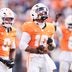Tennessee defensive back Dejuan Lane (10) celebrates on the field during a game between Tennessee and Alabama in Neyland Stadium in Knoxville, Tenn., Oct. 17, 2026.