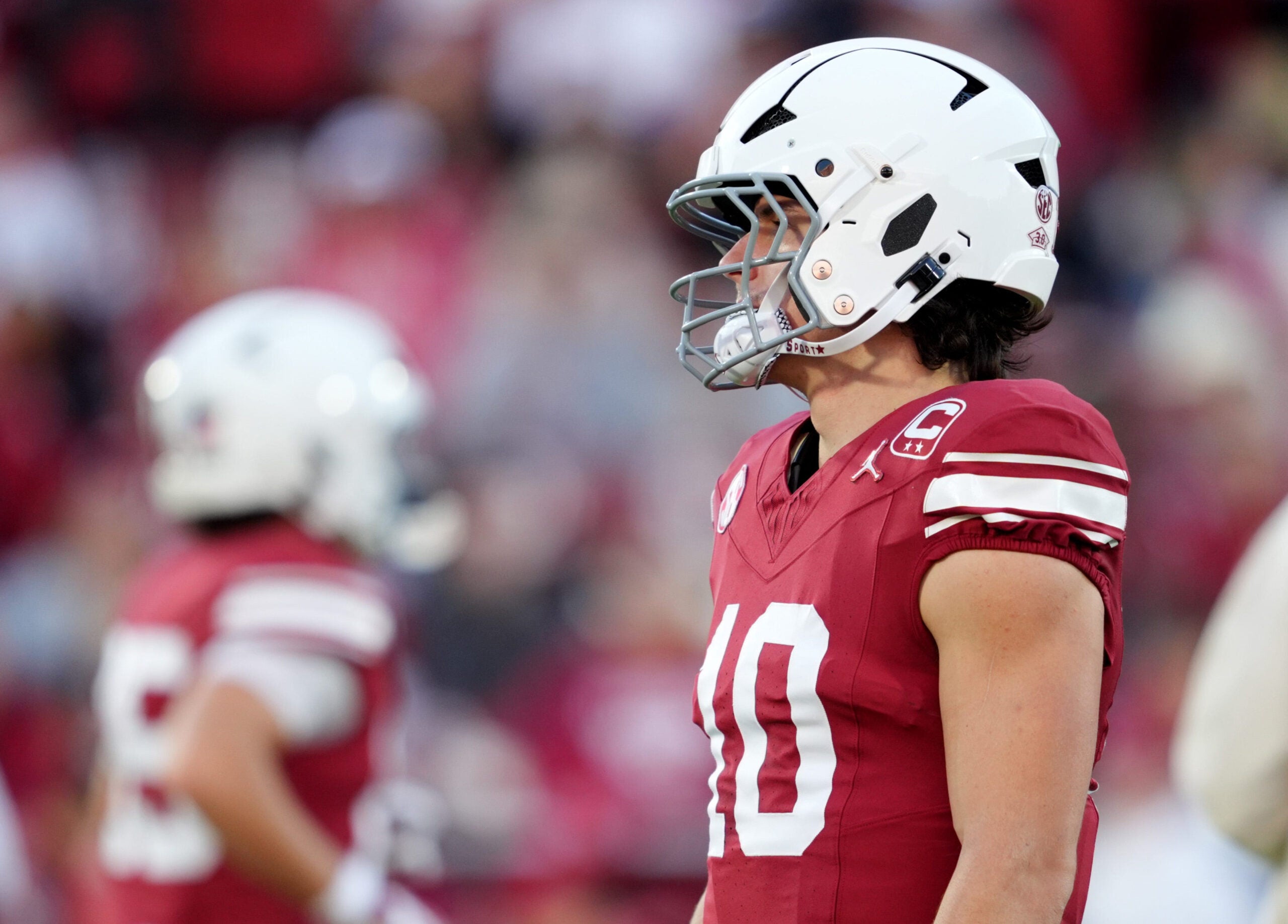 Oklahoma Sooners quarterback John Mateer after loss to Kentucky Wildcats